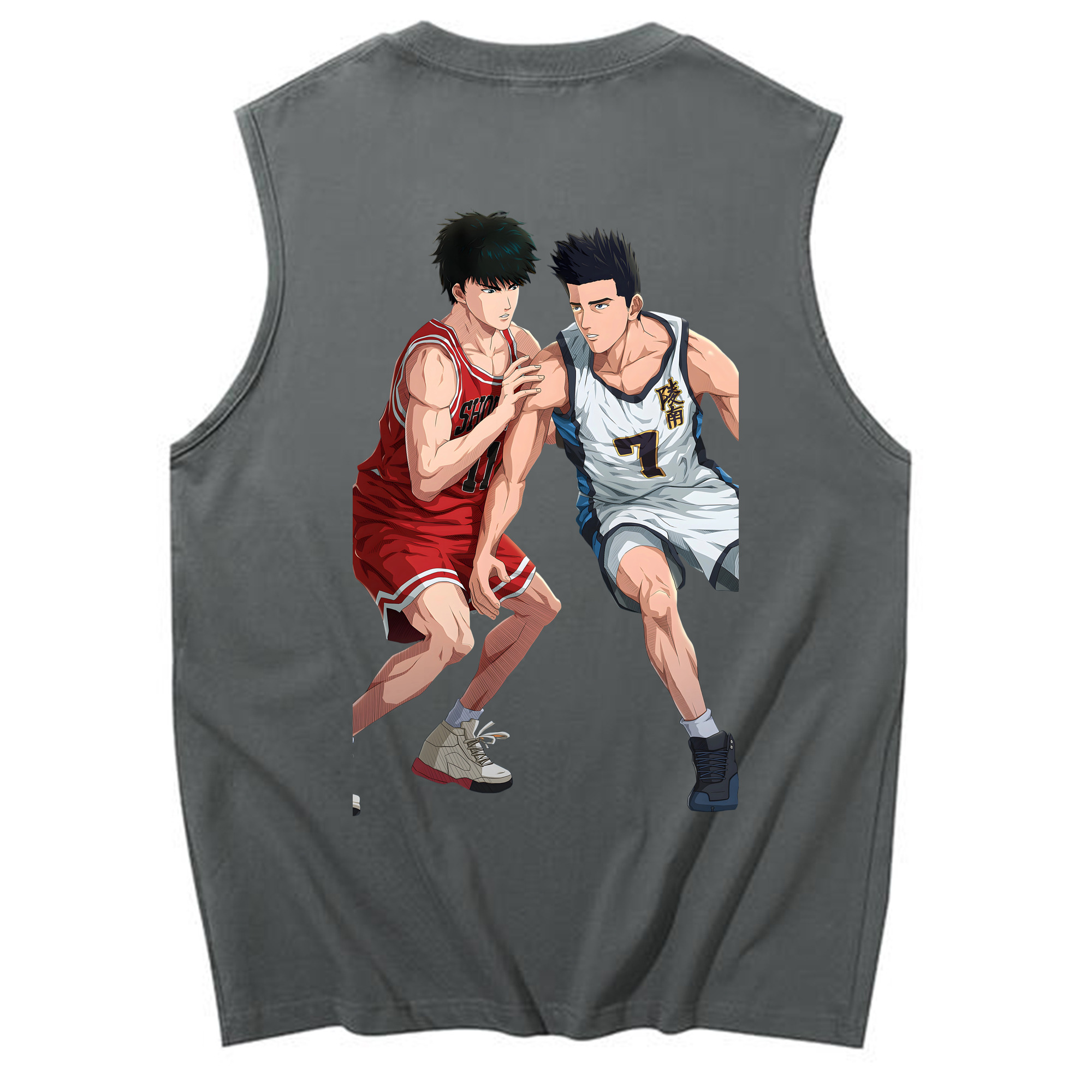 （画像用） SLAM DUNK／スラムダンク コットン100％タンクトップ（背面プリント）